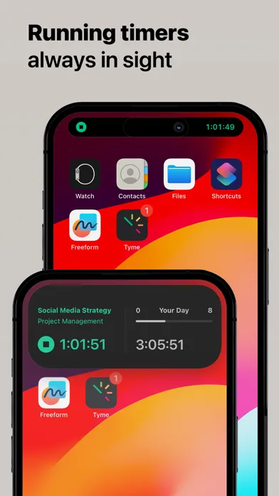Tyme 3 | Time Tracking स्क्रीनशॉट