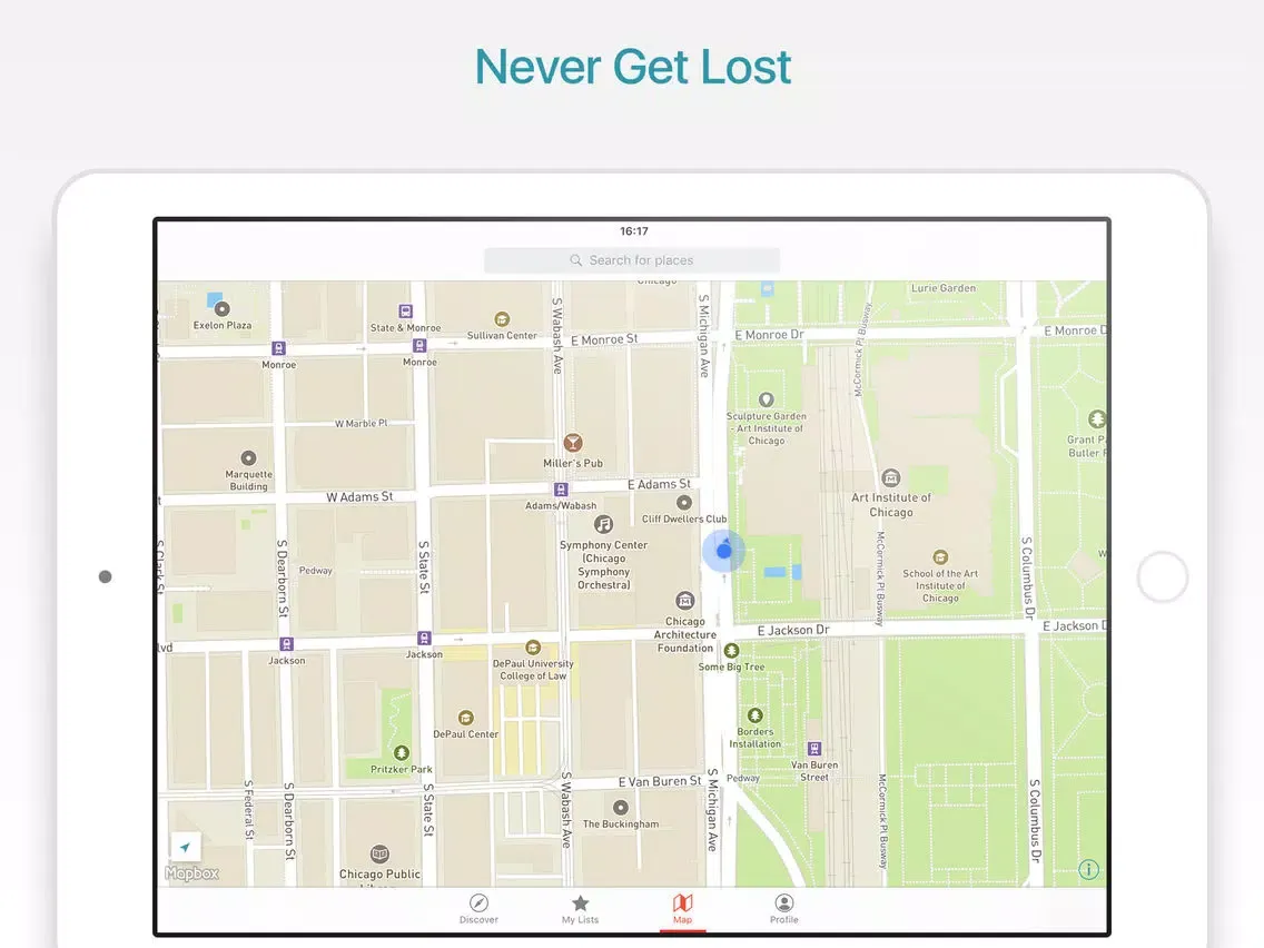Chicago Travel Guide and Offline City Map iPad  Screenshots