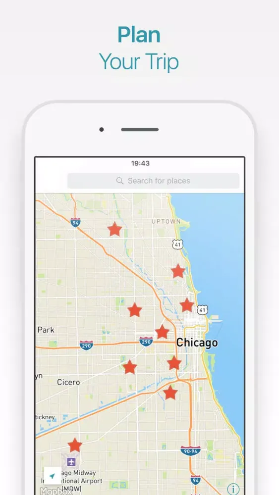 Chicago Travel Guide and Offline City Map Screenshots