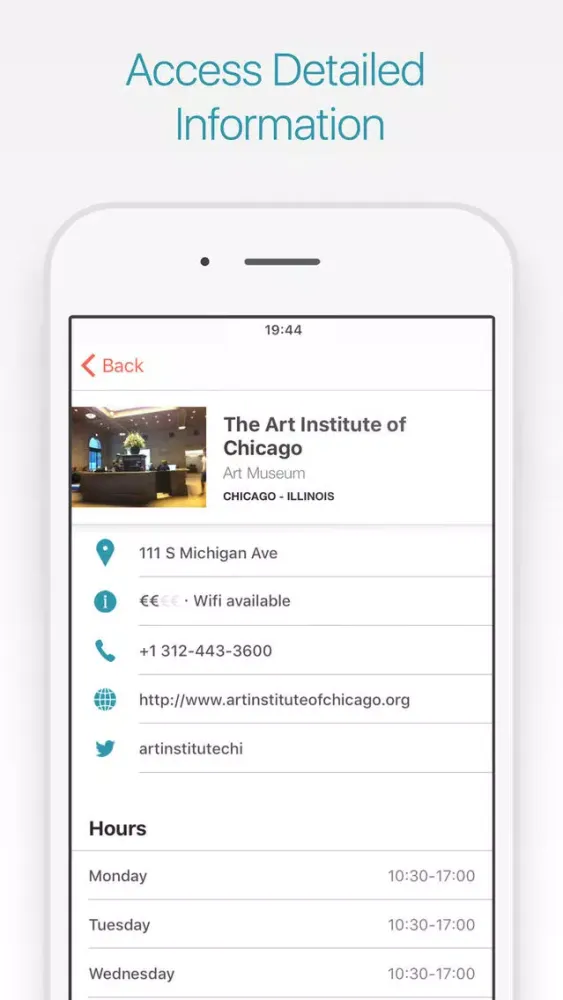 Chicago Travel Guide and Offline City Map Screenshots