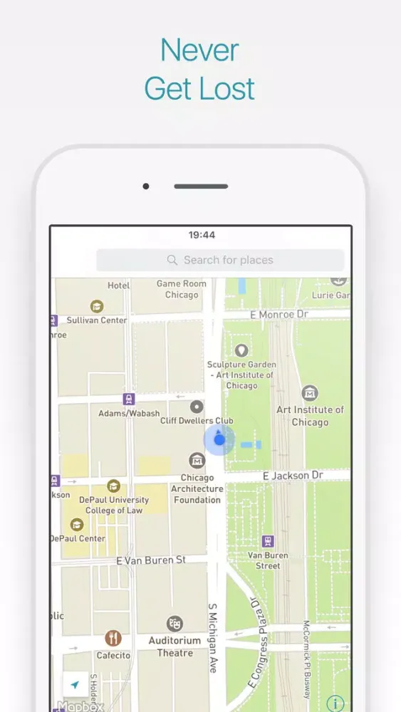 Chicago Travel Guide and Offline City Map Screenshots