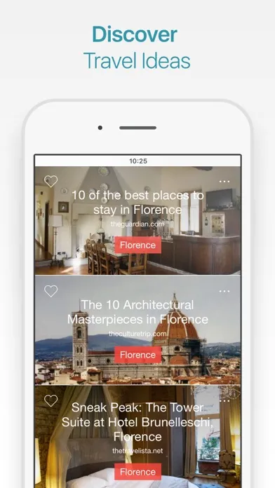 Florence Travel Guide and Map Screenshots