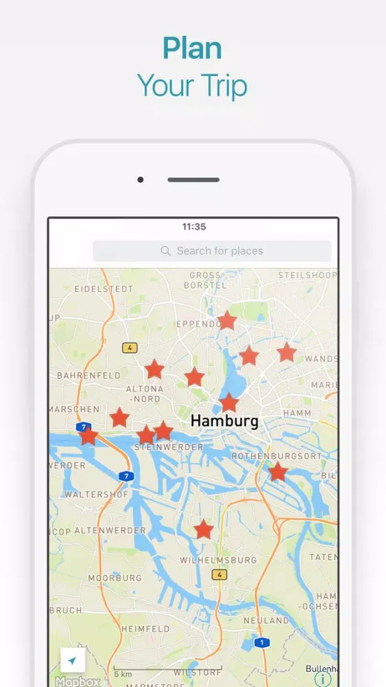 Hamburg Travel Guide and Offline City Map स्क्रीनशॉट