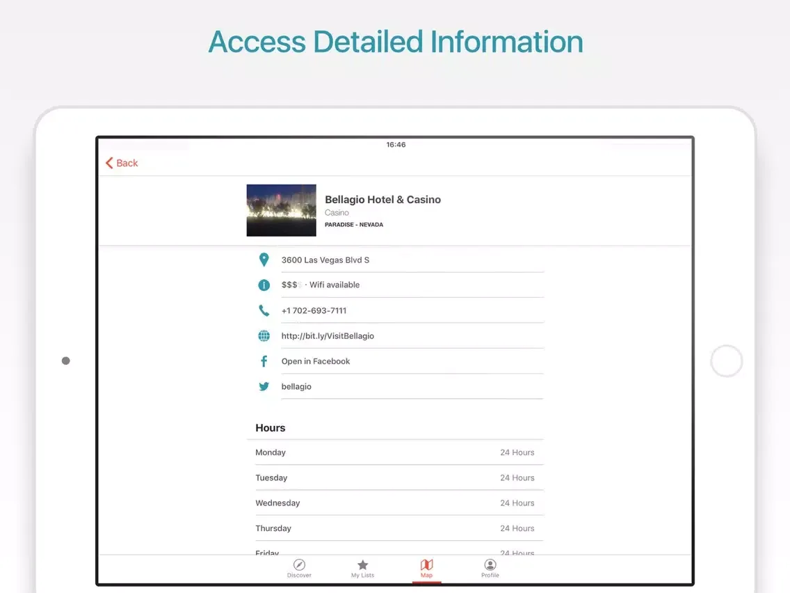 Las Vegas Travel Guide and Offline City Map iPad  स्क्रीनशॉट