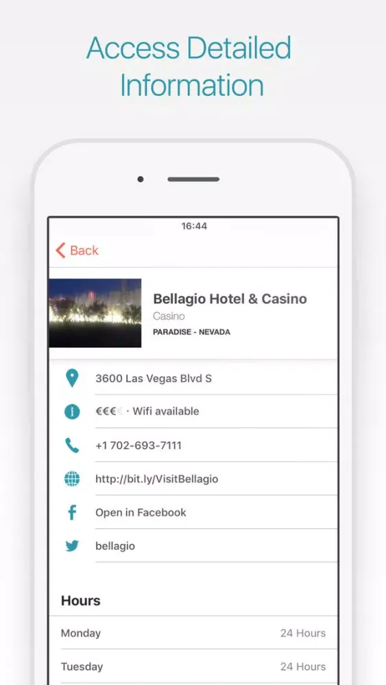 Las Vegas Travel Guide and Offline City Map स्क्रीनशॉट