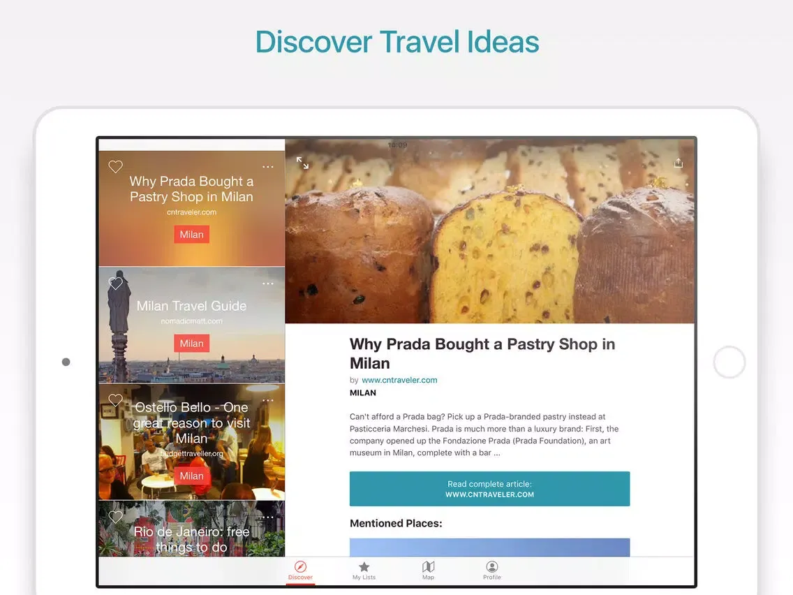 ภาพหน้าจอของ Milan Travel Guide and Map iPad 