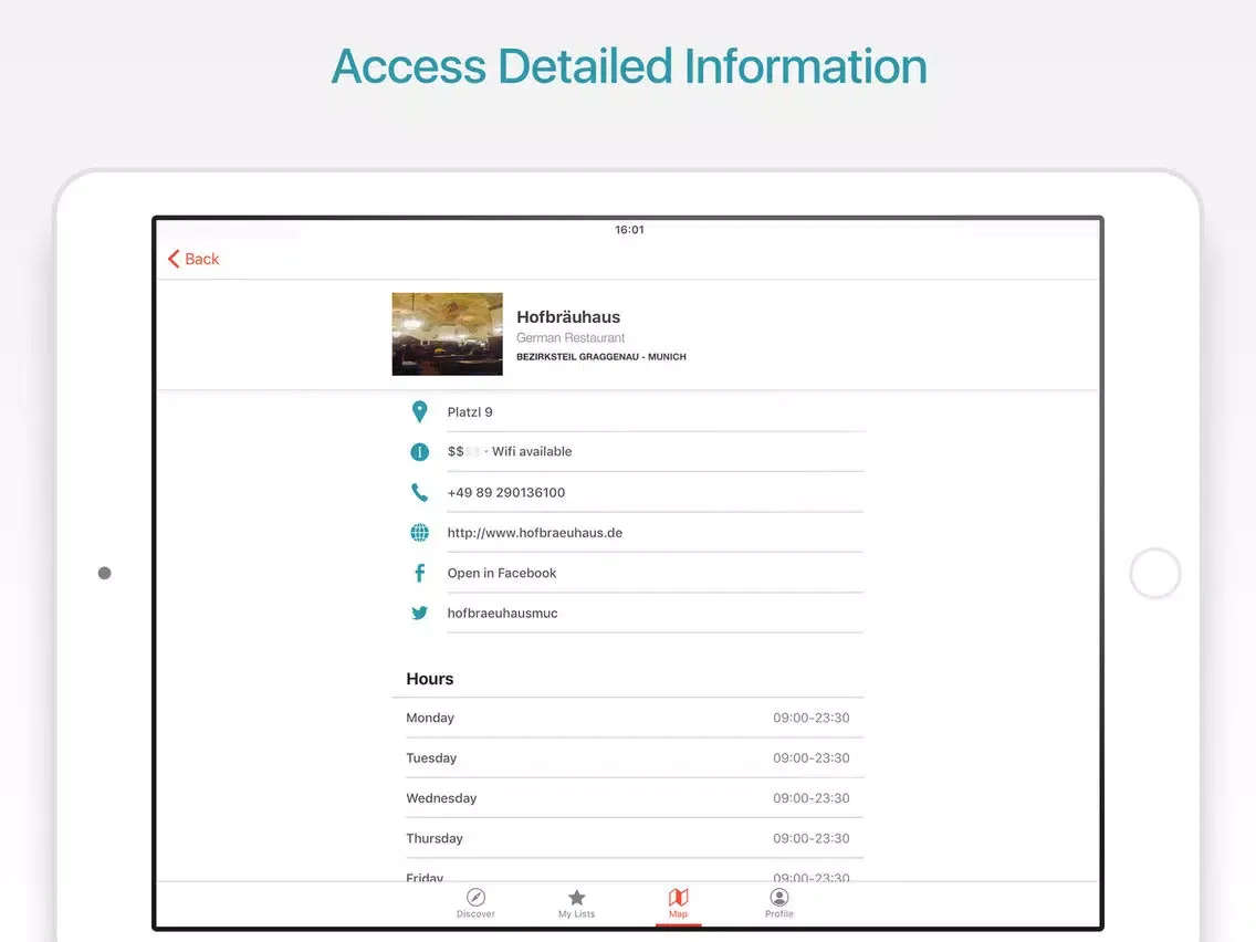 ภาพหน้าจอของ Munich Travel Guide and Offline City Map iPad 