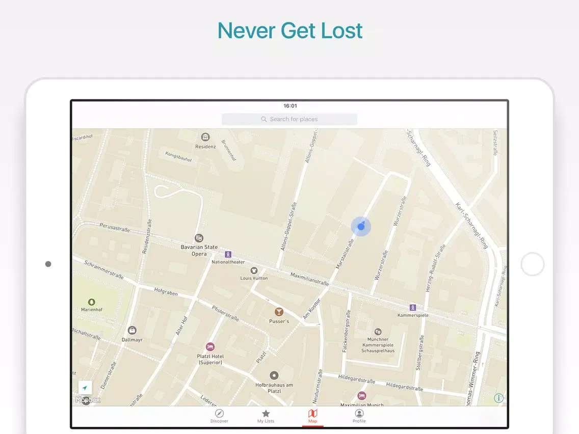 ภาพหน้าจอของ Munich Travel Guide and Offline City Map iPad 