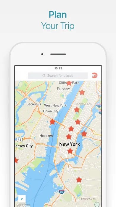 Tangkapan layar New York Travel Guide and Map