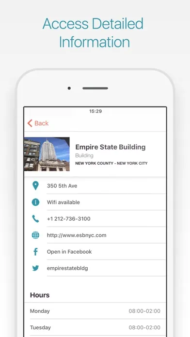 Tangkapan layar New York Travel Guide and Map
