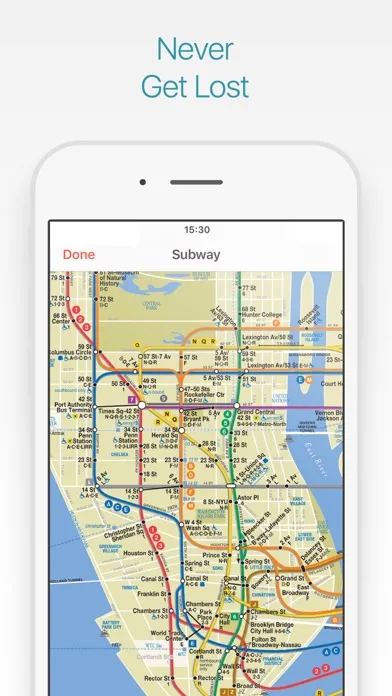 Tangkapan layar New York Travel Guide and Map