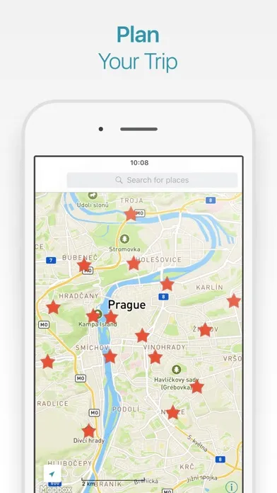 Tangkapan skrin Prague Travel Guide and Map