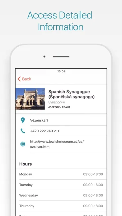 Tangkapan skrin Prague Travel Guide and Map
