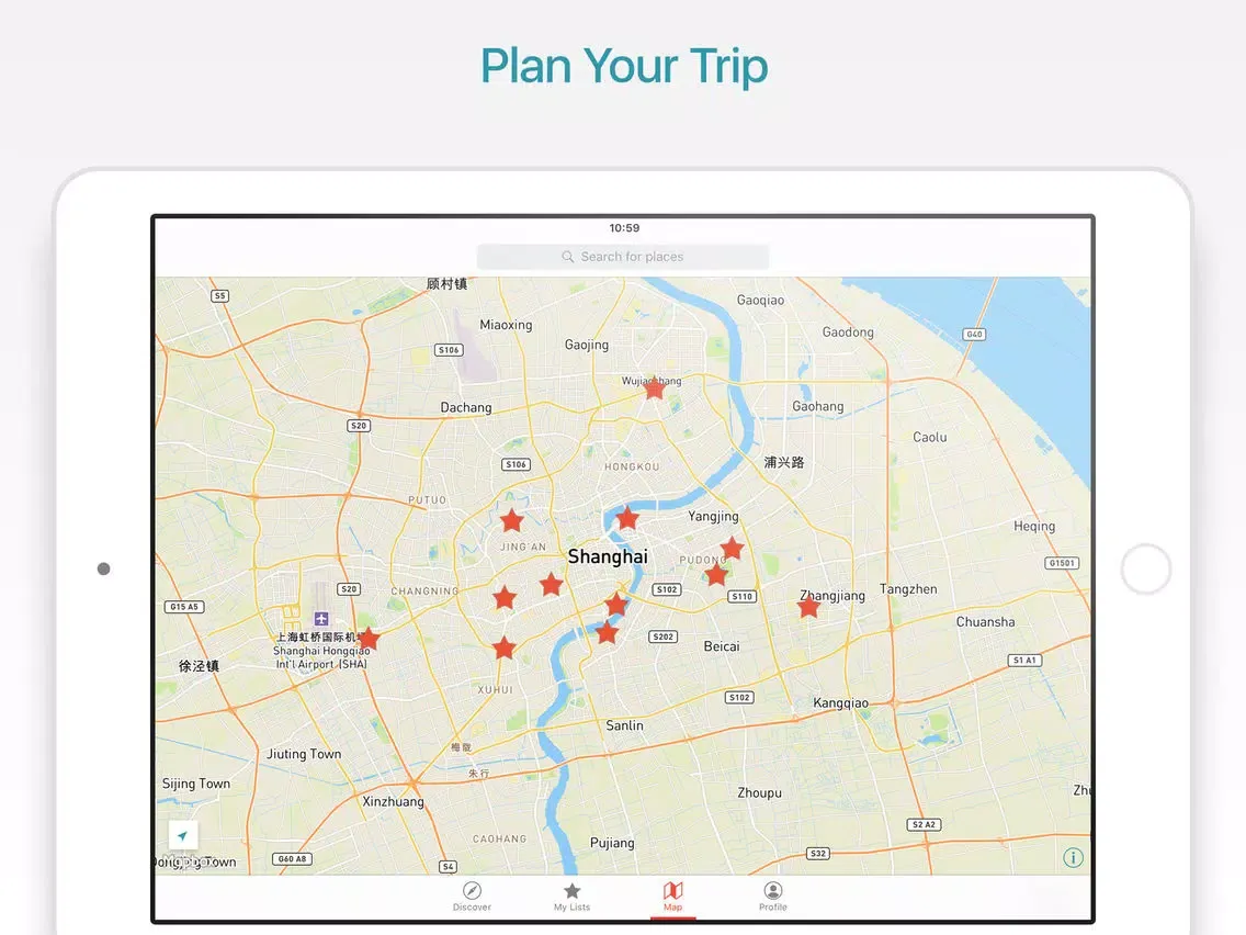 Captures d'écran de Shanghai Travel Guide and Offline City Map iPad 