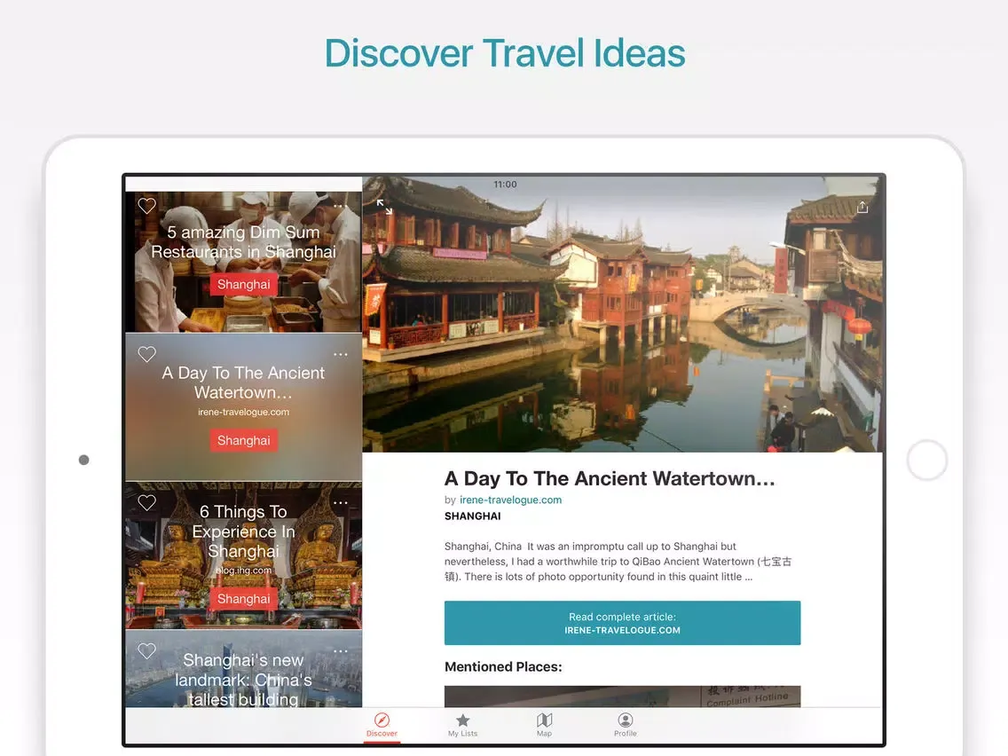 Captures d'écran de Shanghai Travel Guide and Offline City Map iPad 