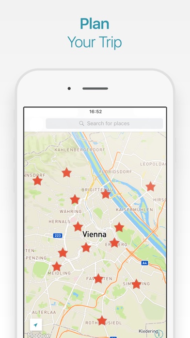 Vienna Travel Guide and Map Screenshots