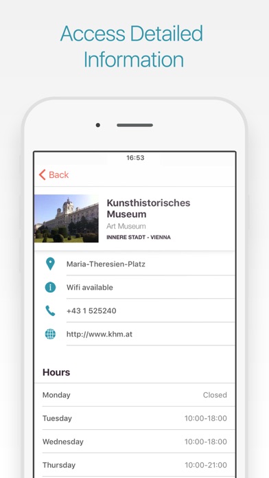 Vienna Travel Guide and Map Screenshots