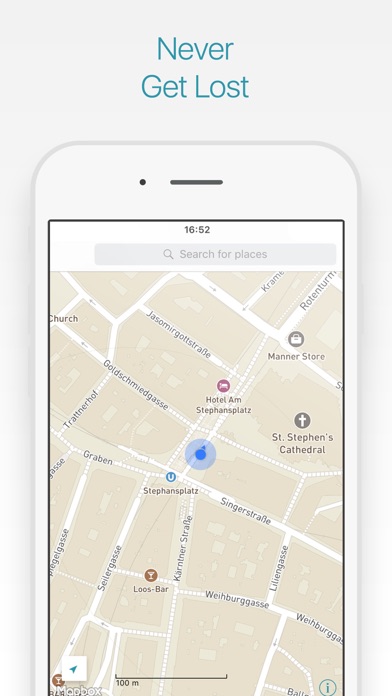Vienna Travel Guide and Map Screenshots