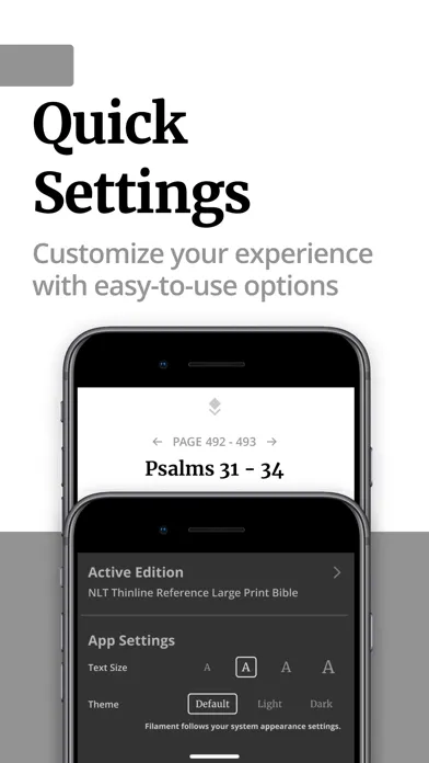 Filament Bible Screenshots