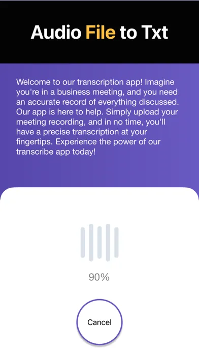 Capturas de pantalla de Transcriber • Speech to Text