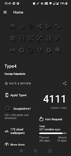 Type-4 Icon Pack スクリーンショット