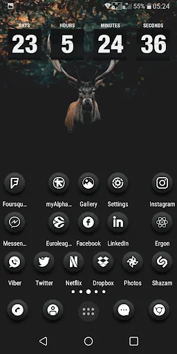 Type7 - Icon Pack سکرین شاٹس