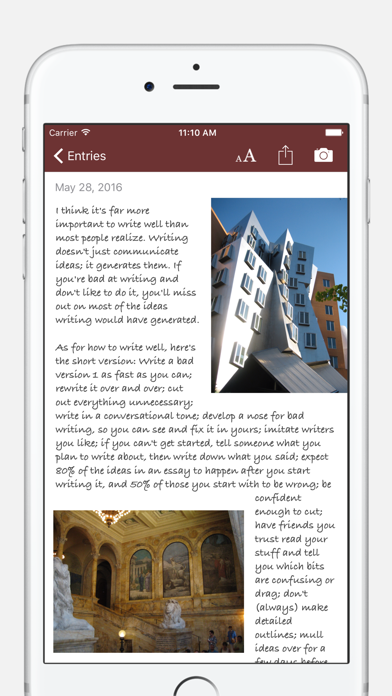 ภาพหน้าจอของ Chronicle - A Personal Journal / Writing Diary
