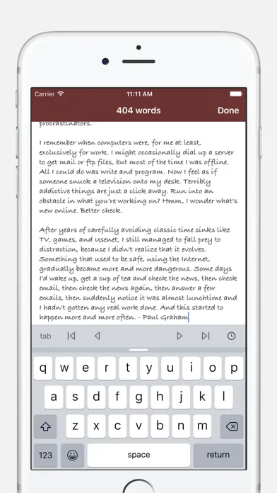 Chronicle - A Personal Journal / Writing Diary Screenshots