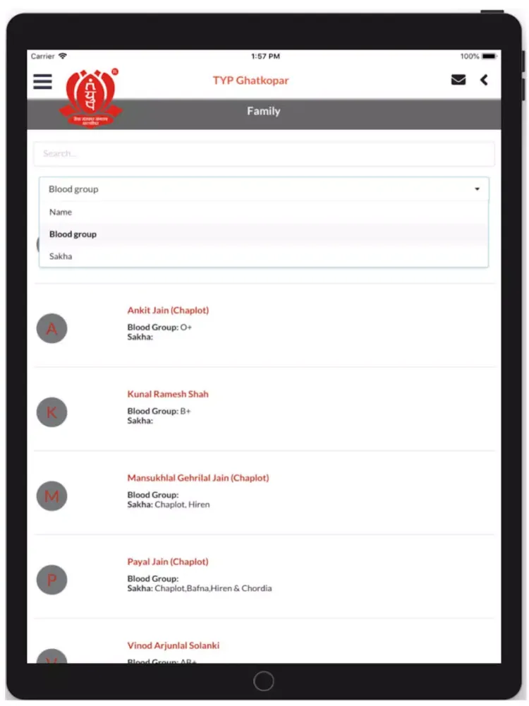 Tangkapan skrin TYP Ghatkopar iPad 
