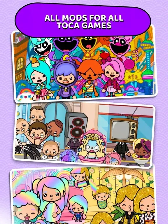 Toca Mods & Skins: All In One iPad  Screenshots