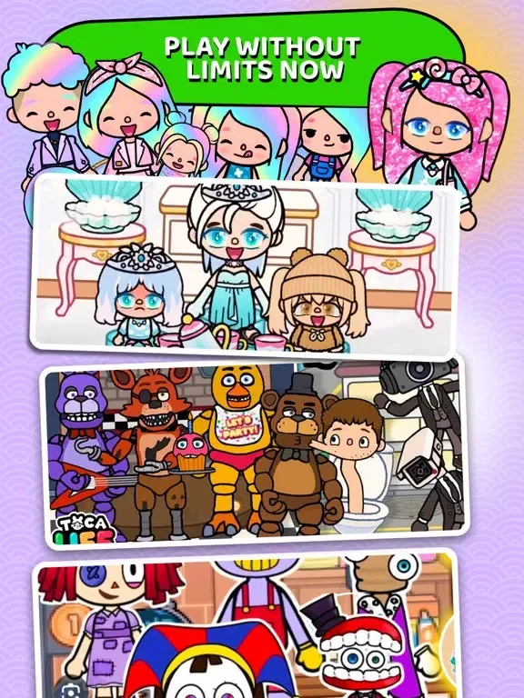 Toca Mods & Skins: All In One iPad  Screenshots