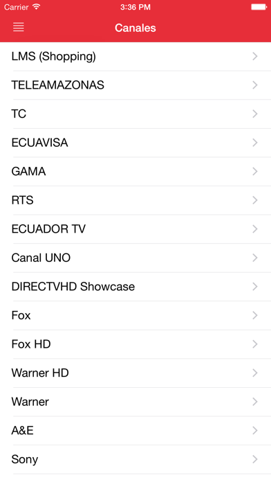 ภาพหน้าจอของ TV Televisión de Ecuador