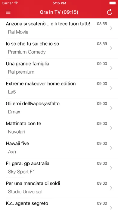 Televisione Italiana Guide應用截圖