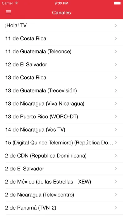 Televisión de El Salvador 스크린샷