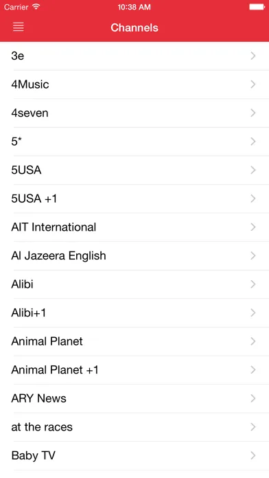 Captures d'écran de UK's Television Guide Free