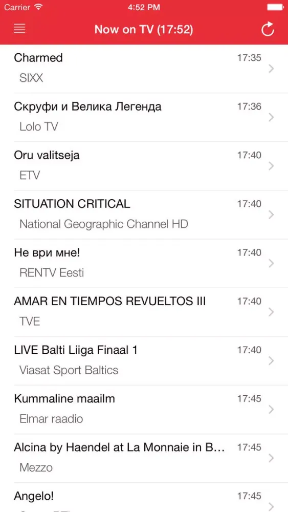 TV Eesti Telekanalite Screenshots