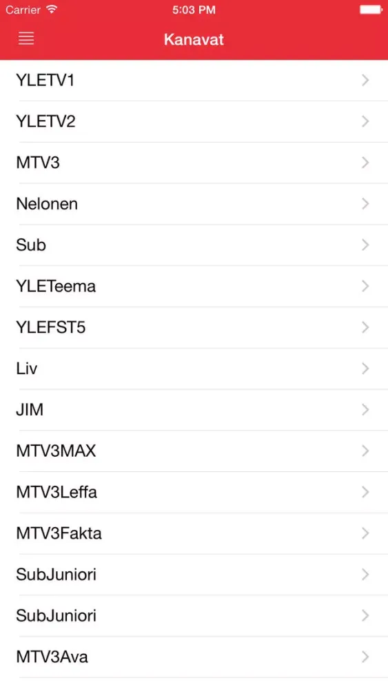 صور TV Televisiossa Suomessa