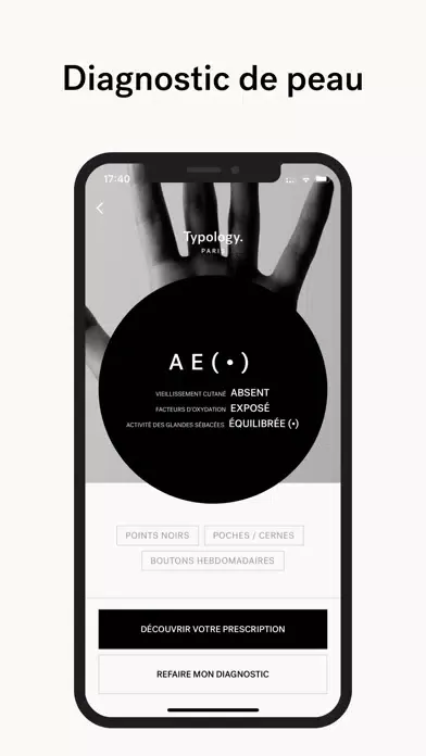 Typology - Soins de la peau Screenshots