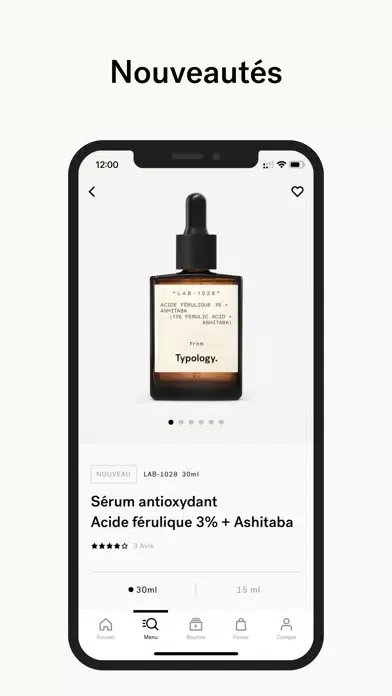 Typology - Soins de la peau Screenshots