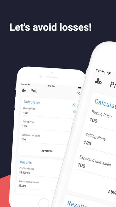 Profit and Loss Calculator Ekran Görüntüleri