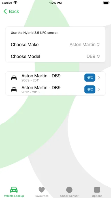 Tyresure NFC Screenshots