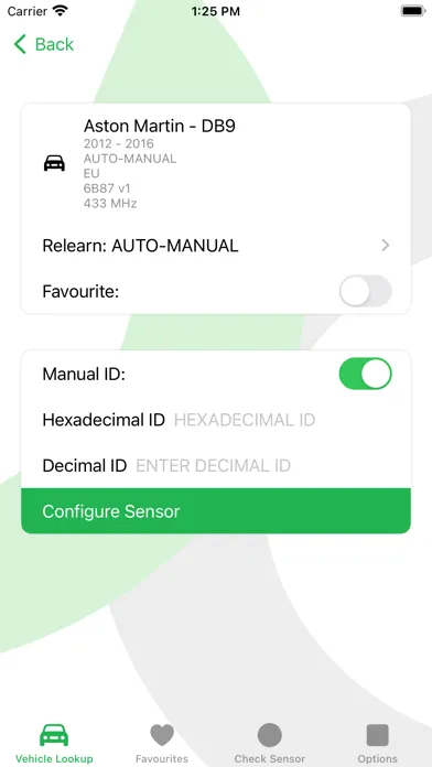 Tyresure NFC Screenshots
