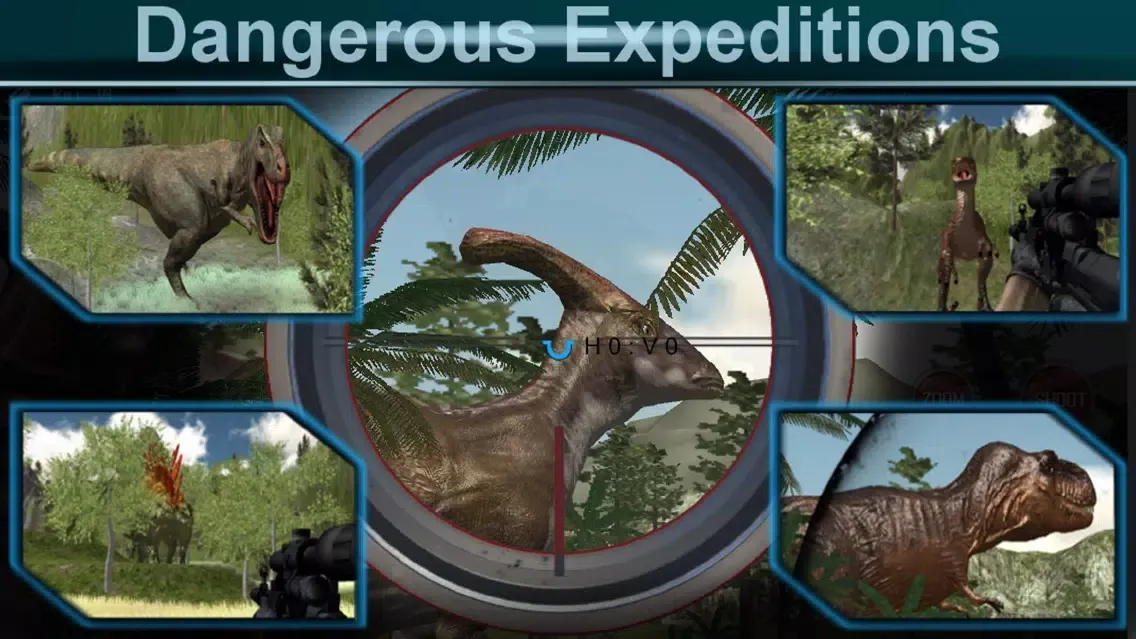 Capturas de tela do Dino Island: Jurassic Hunter. T Rex Hunt In Deadly Safari