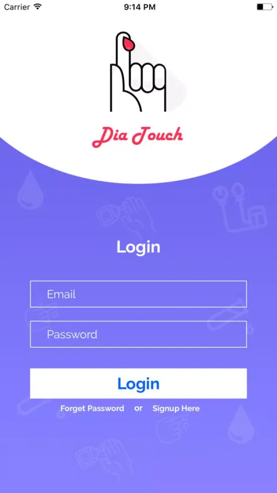 Captures d'écran de DiaTouch - Blood Sugar Management