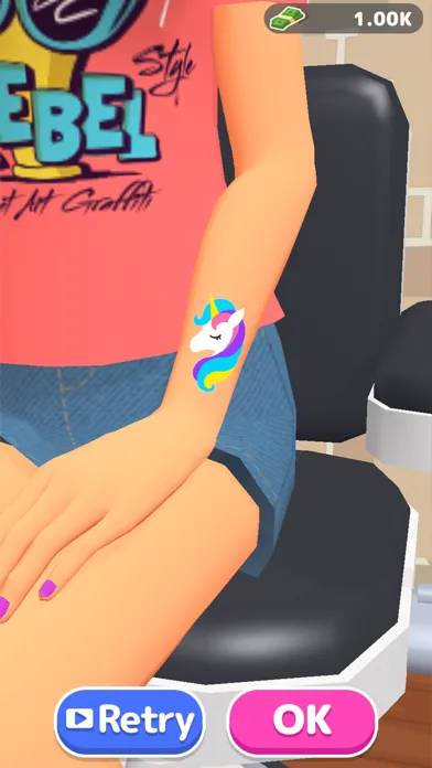 Dream Tattoo - drawing puzzle Screenshots