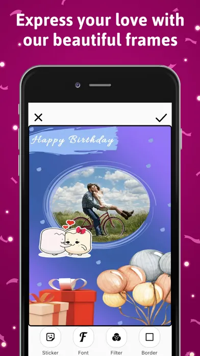 Capturas de pantalla de Happy Birthday Picture Frame