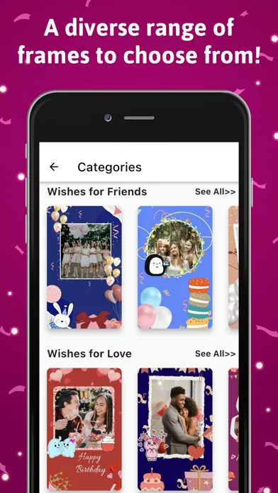 Capturas de pantalla de Happy Birthday Picture Frame