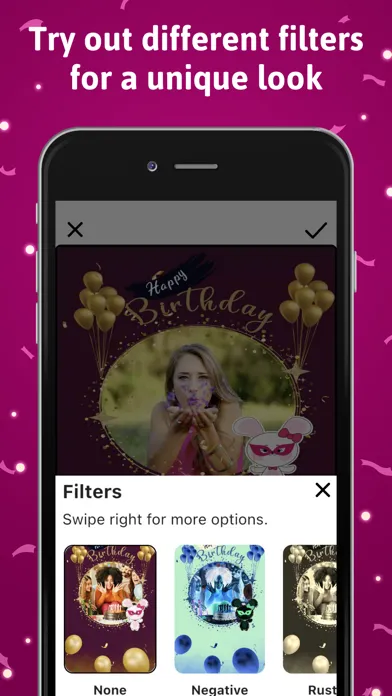 Capturas de pantalla de Happy Birthday Picture Frame