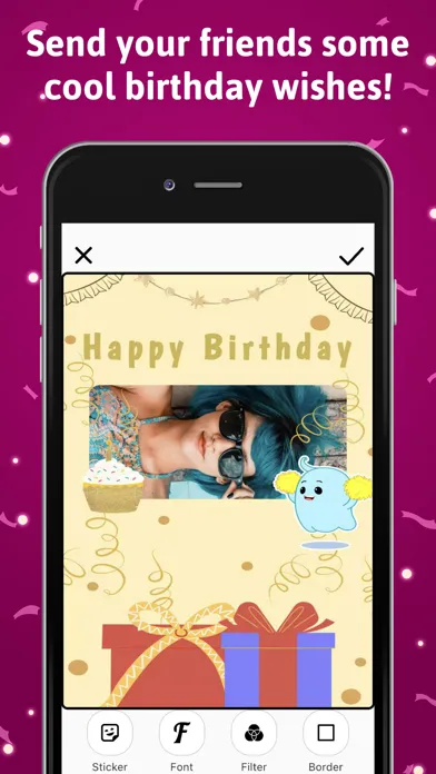 Capturas de pantalla de Happy Birthday Picture Frame