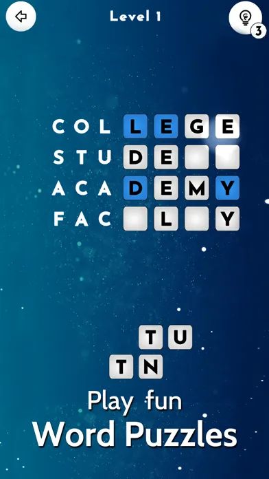Word Search Puzzle Crossword Ekran Görüntüleri